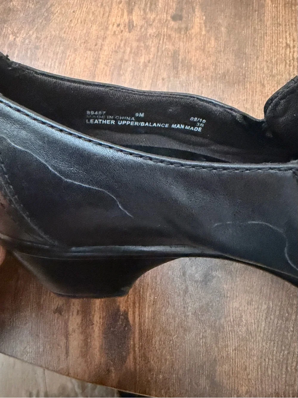 Clarks Black Slip-On Comfort Shoe